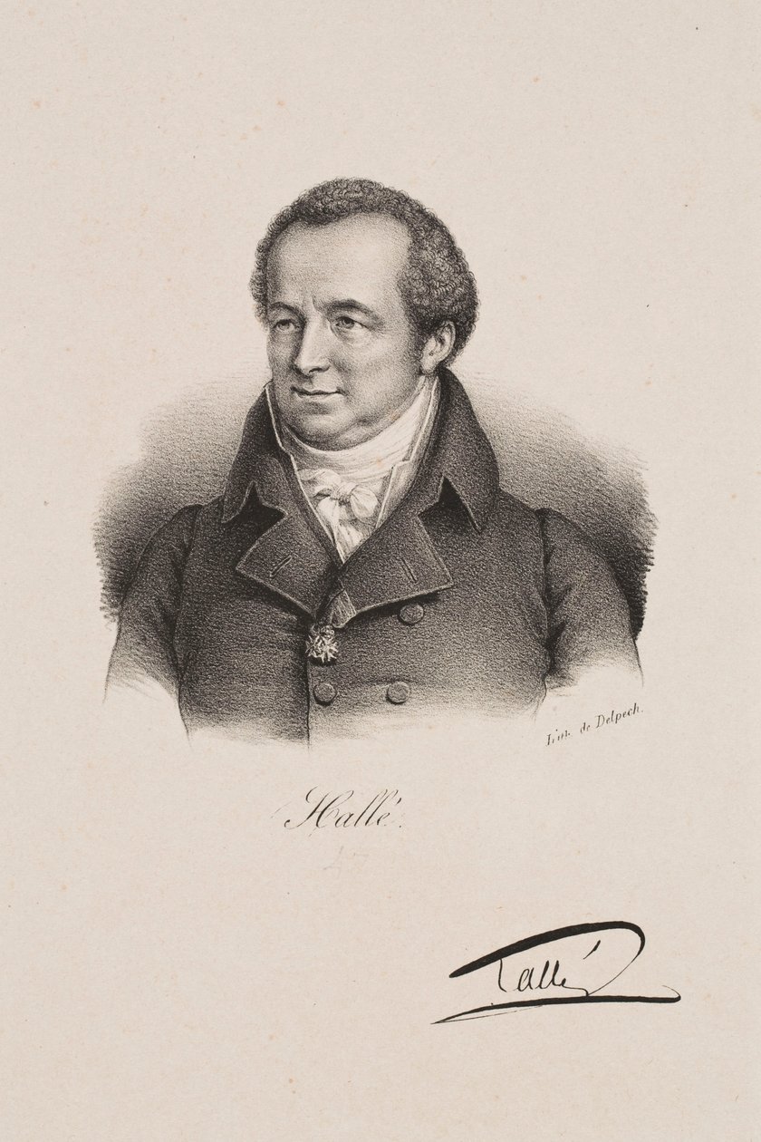 Portrait de Karl Halle - Francois Seraphin Delpech