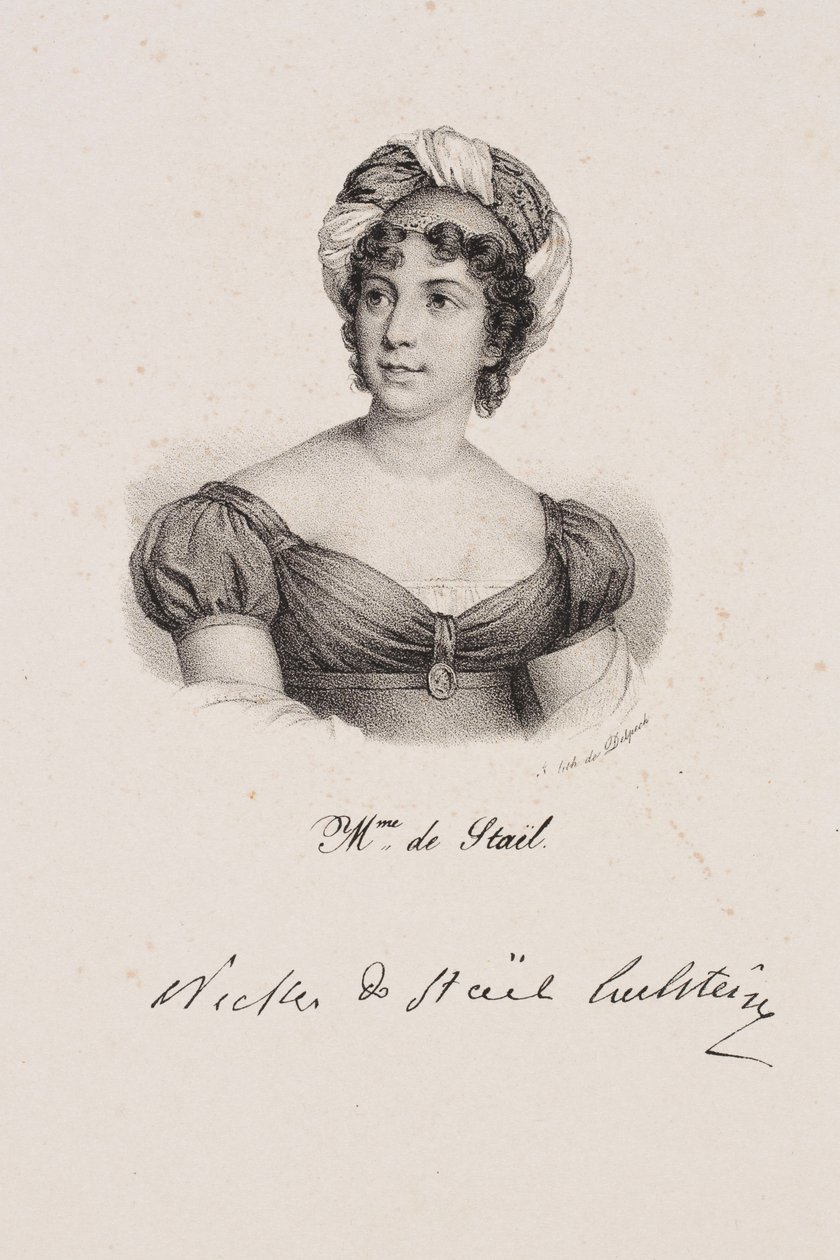Portrait de Madame de Staël - Francois Seraphin Delpech