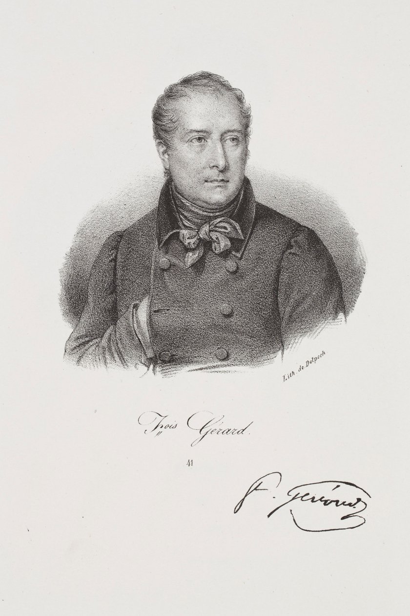 Portrait du peintre François Gérard - Francois Seraphin Delpech