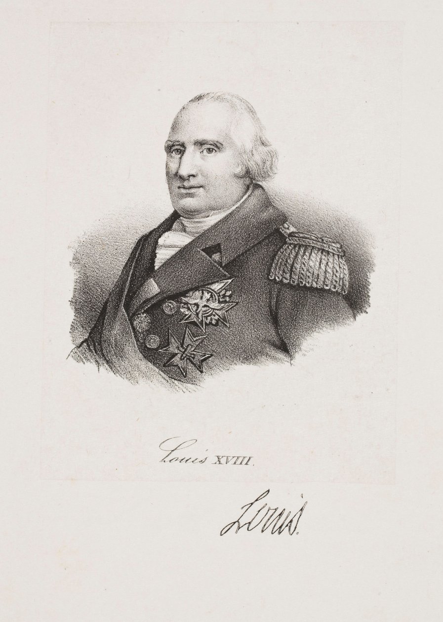 Portrait du roi Louis XVIII - Francois Seraphin Delpech
