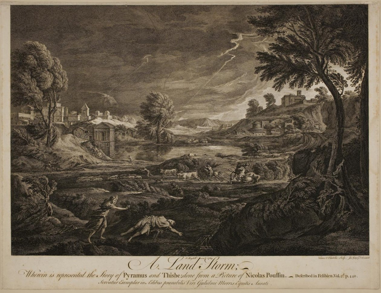Une tempête terrestre. Pyrame et Thisbé - Francois Vivares