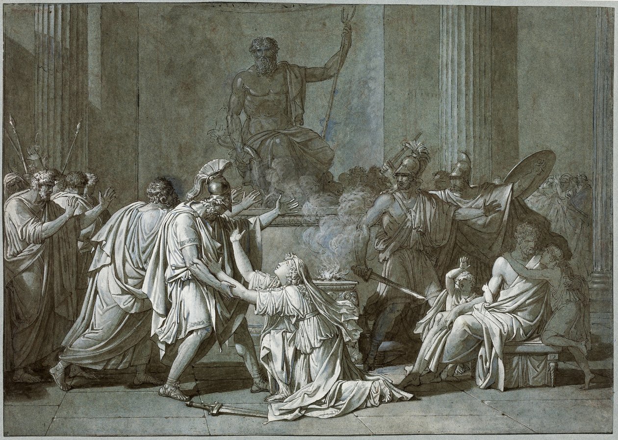 Cléombrote et Léonidas, c.1795 - Francois Xavier Fabre