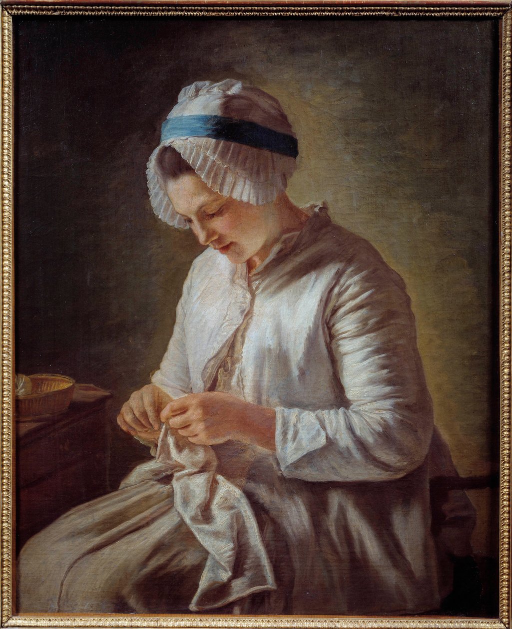 Portrait de femme avec un livre - Francoise Duparc