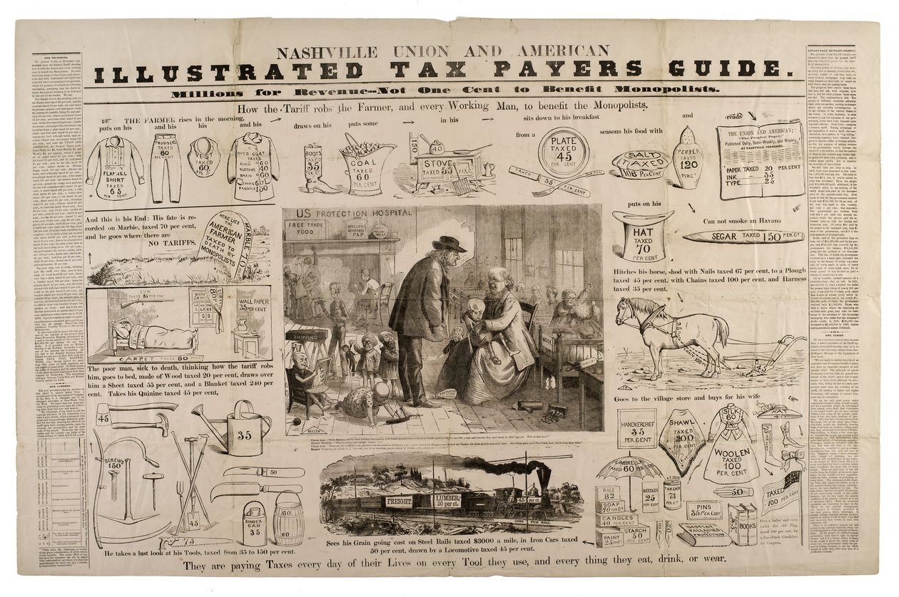 Guide illustré des contribuables de Nashville Union et American, c.1869-73 - Frank Bellew