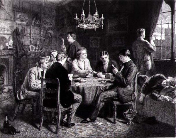 Rêverie - Une voix de loin, gravée par Robert W. Macbeth (1848-1910) pub. par Thomas McLean - Frank (after) Dicksee
