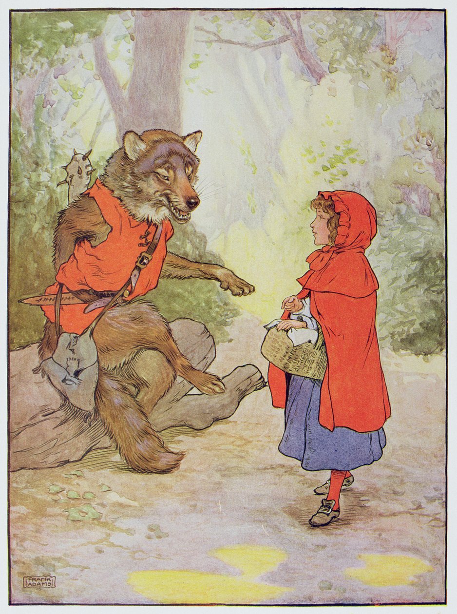 Le Petit Chaperon Rouge et le Loup, illustration de 