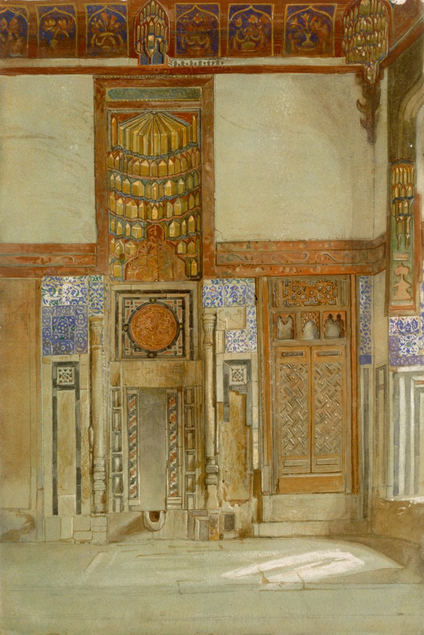Intérieur de la Maison du Mufti Sheikh El Mahadi, Le Caire - Frank Dillon