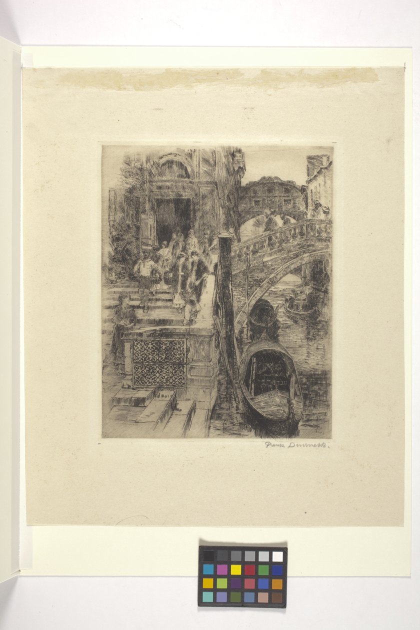 Pont des Soupirs, Venise (Planche 1) - Frank Duveneck