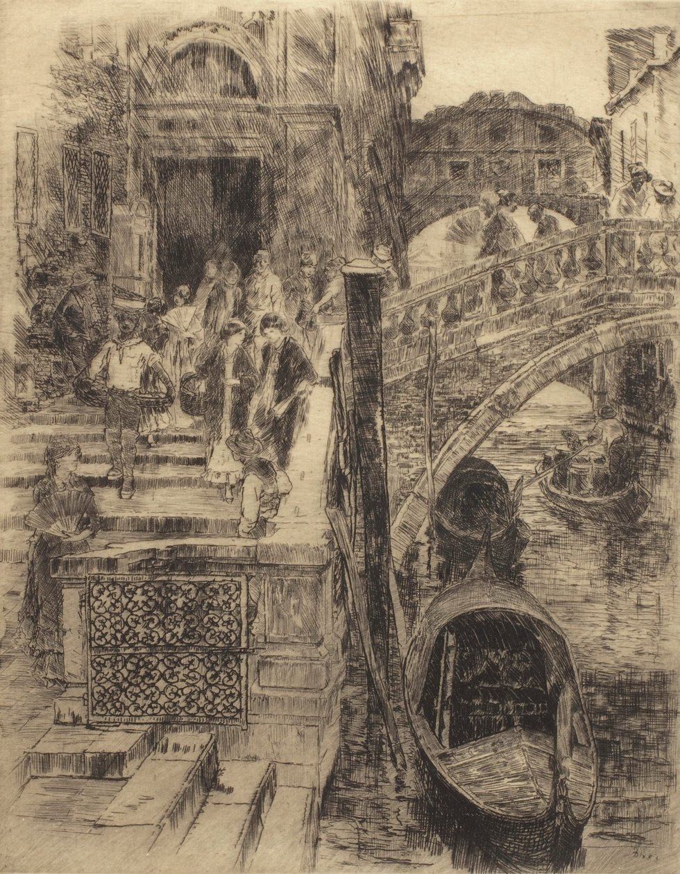 Pont des Soupirs, Venise (Planche 1) - Frank Duveneck