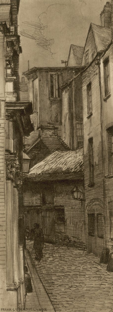Milford Lane, Strand (gravure) - Frank Lewis Emanuel