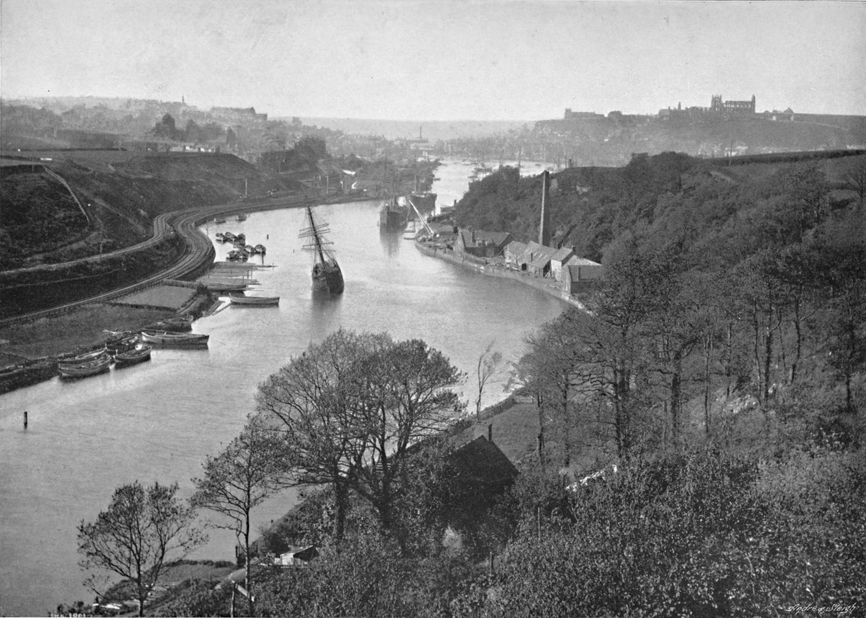 Whitby, depuis Larpool, vers 1896 - Frank Meadow Sutcliffe