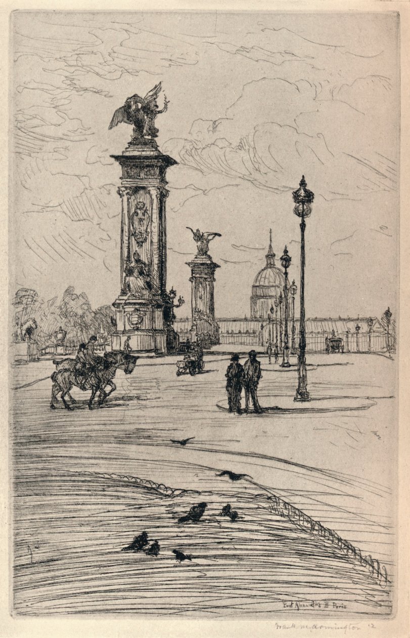 Le Pont Alexandre III, 1915 - Frank Milton Armington