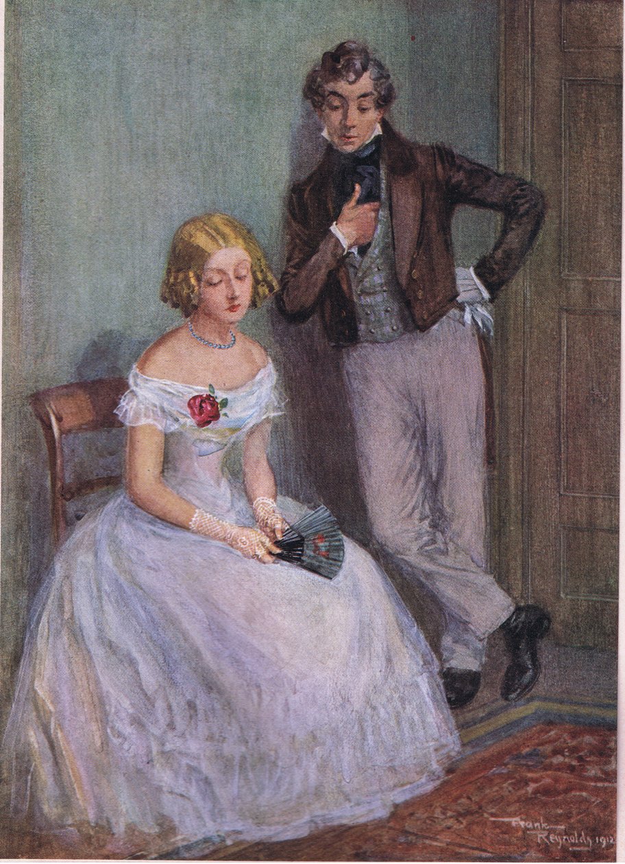 "Je suis sûr que je ne sais pas ce que vous voulez dire, M. Swiveller," dit Mlle Sophy les yeux baissés, c.1920 - Frank Reynolds