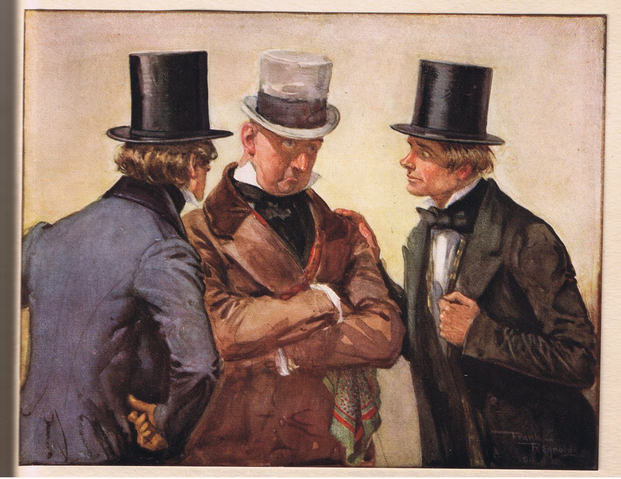 Traddles et moi rendons visite à M. Micawber - Frank Reynolds