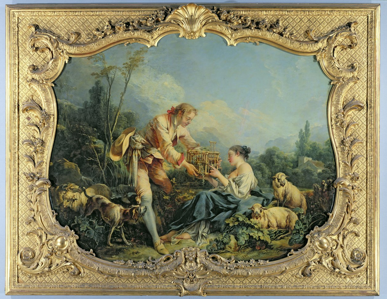 Le Berger obligeant - François Boucher