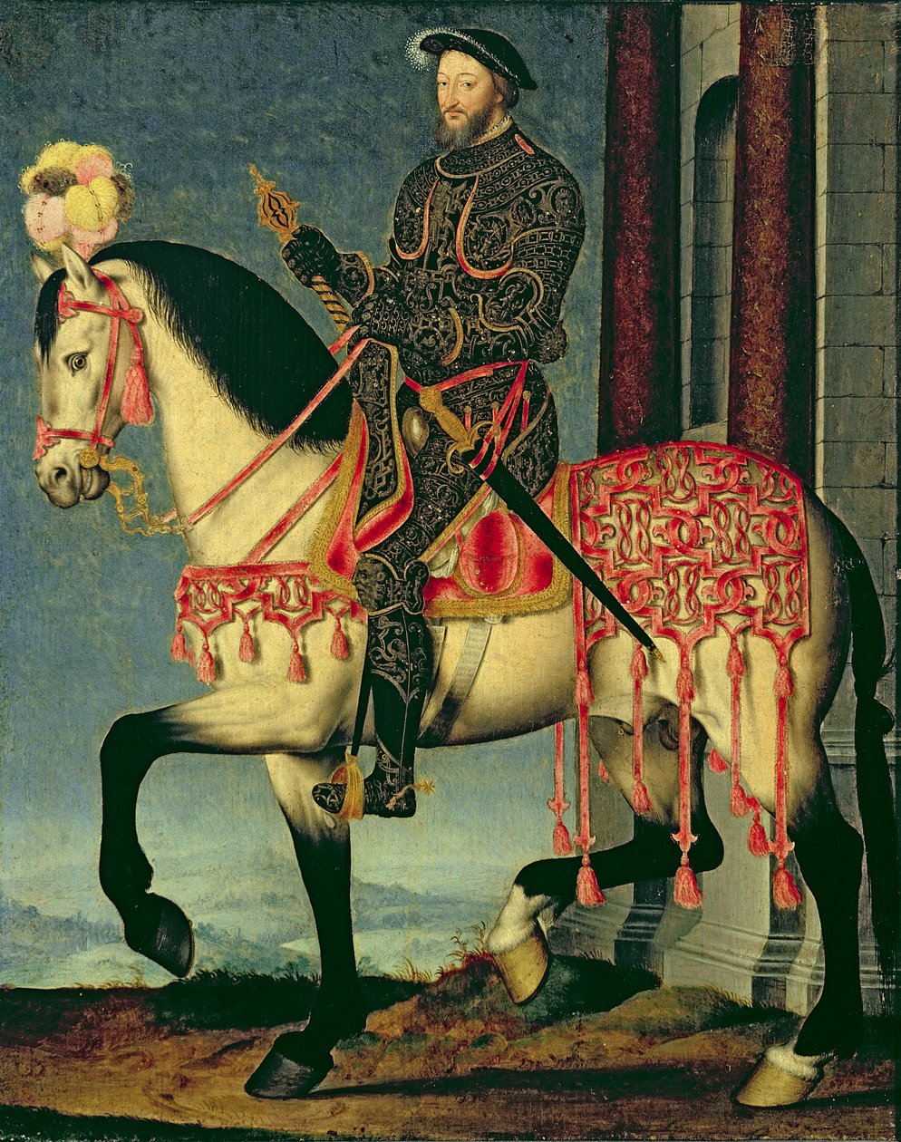 Portrait équestre de François Ier de France - François Clouet