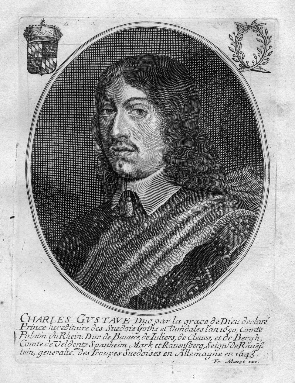 Portrait gravé - François Mazot