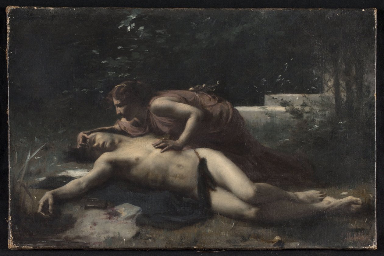 Pyrame et Thisbé, vers 1875 - François Alfred Delobbe
