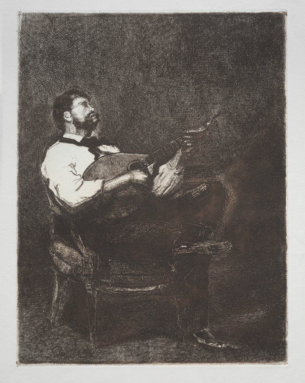 Joueur de guitare - François Bonvin