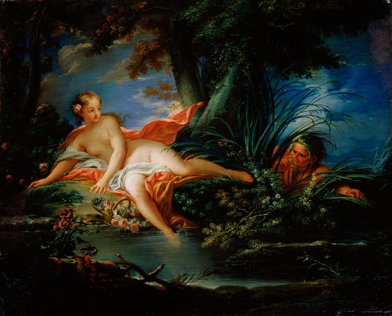 Un baigneur effrayé, 1736 - François Boucher