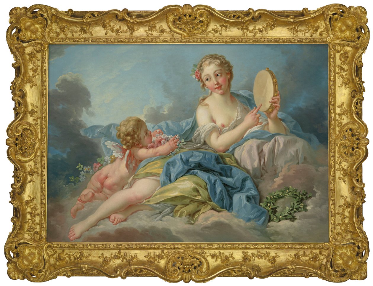 Boucher et studio - La Muse Erato - François Boucher