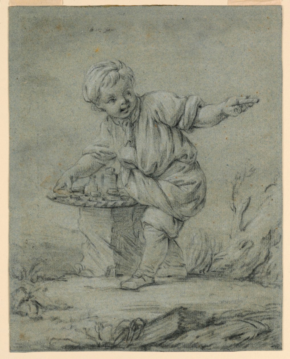 Le jeune vendeur - François Boucher