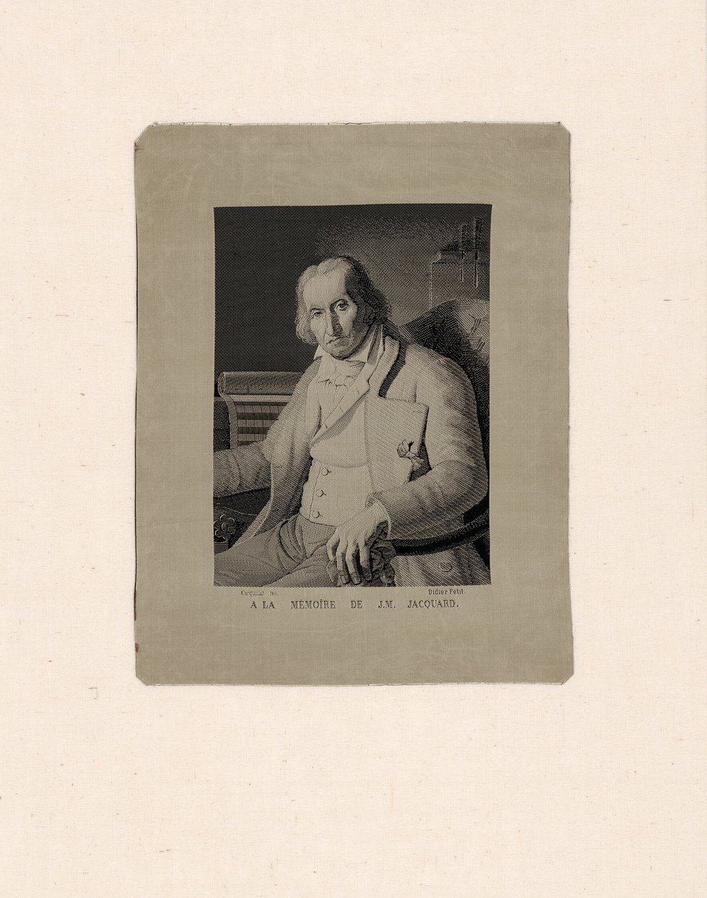 Portrait de Joseph Marie Jacquard (1752-1834) - François Carquillat