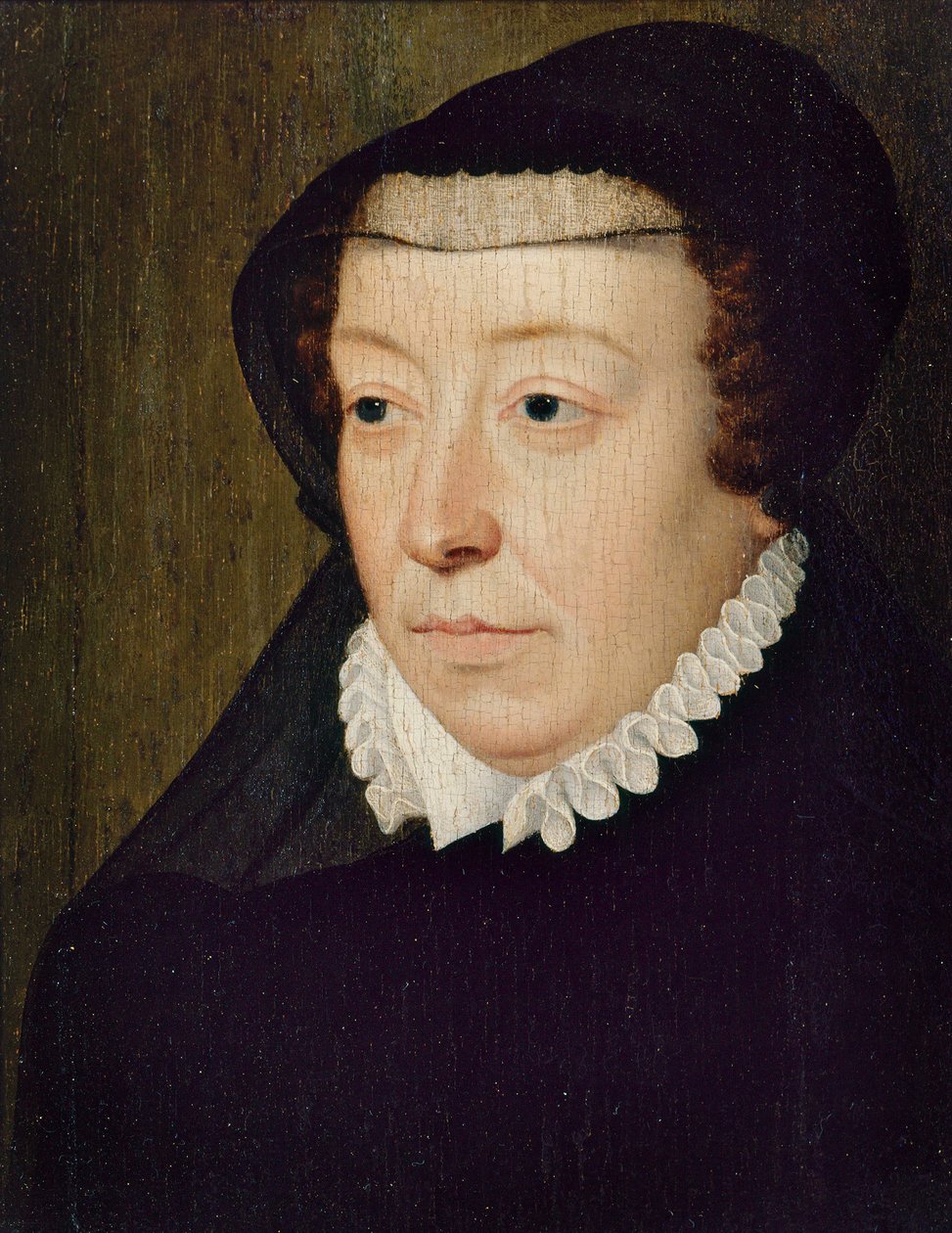 Portrait de Catherine de Médicis 1519-1589, 1565 - François Clouet