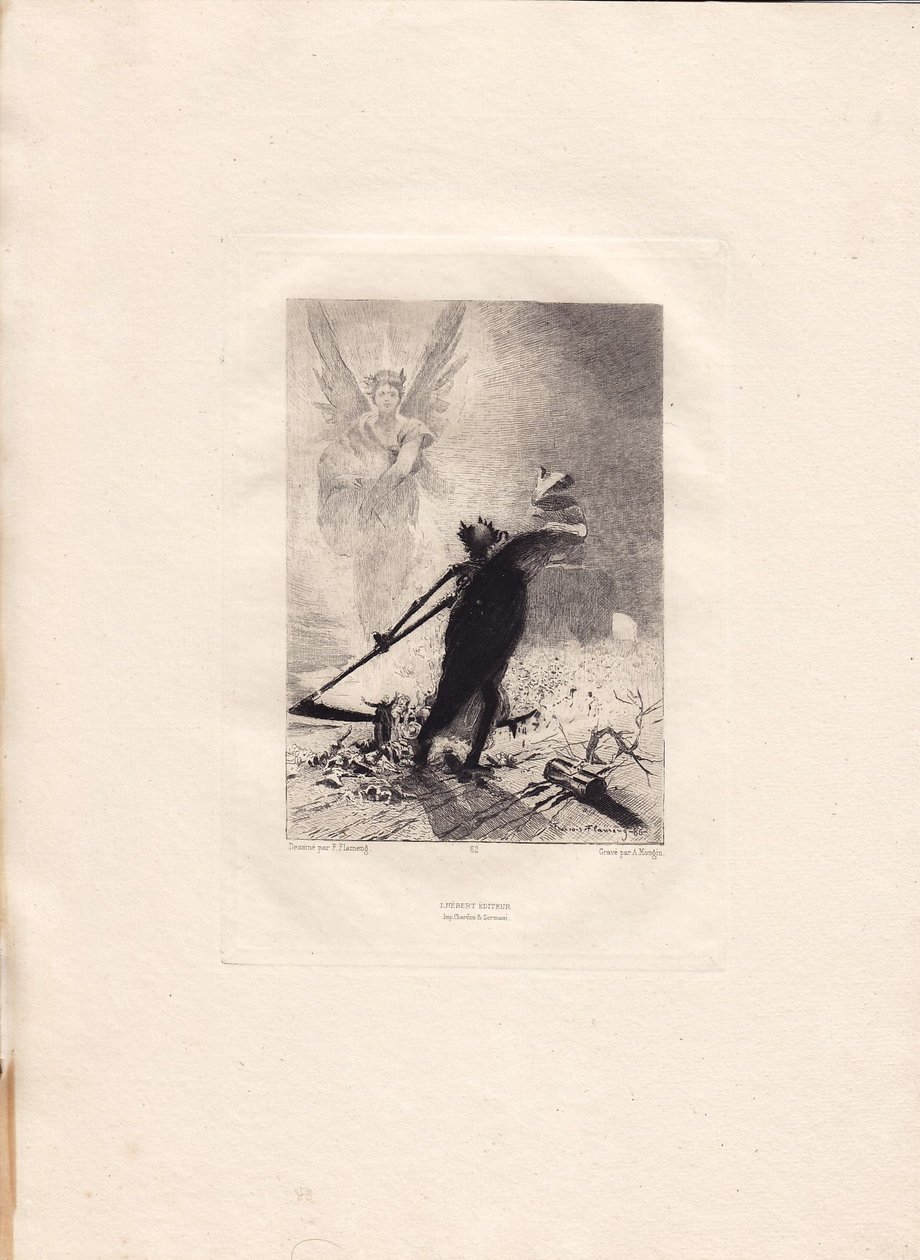 François Flameng - Victor Hugo - Les Contemplations - La Faucheuse - Francois Flameng