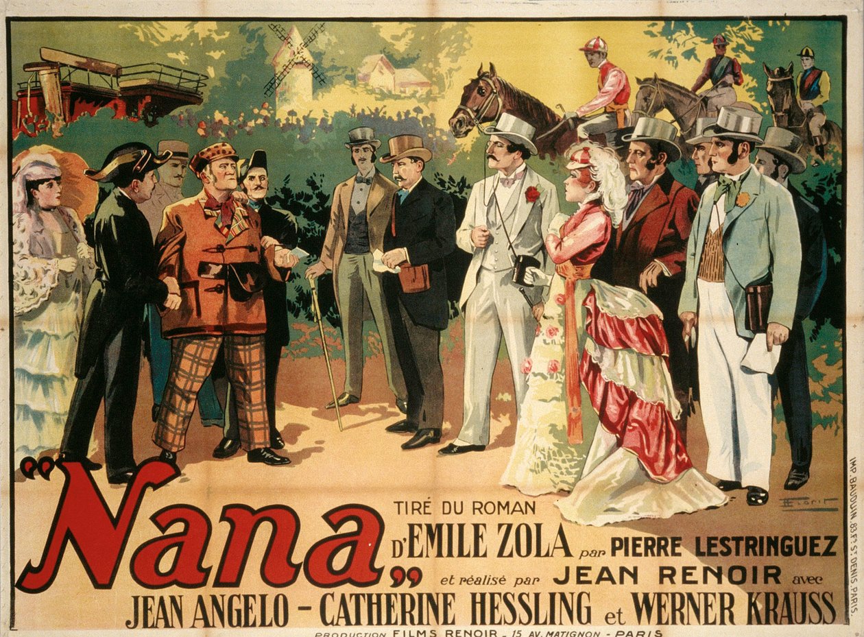 Affiche de film Nana par Jean Renoir - François Florit