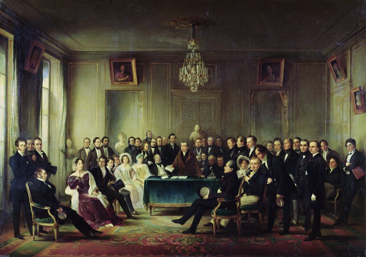 François Andrieux (1759-1833) lisant sa tragédie 
