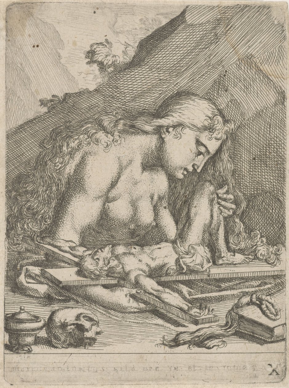 Sainte Marie-Madeleine en pécheresse pénitente - François Joseph Lonsing