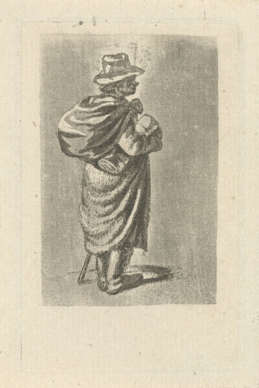Voyageur avec un sac sur le dos - François Joseph Pfeiffer (II)