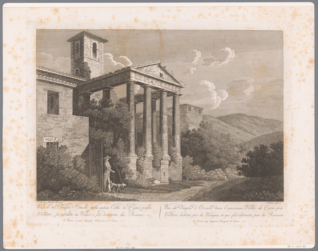 Vue du Temple d
