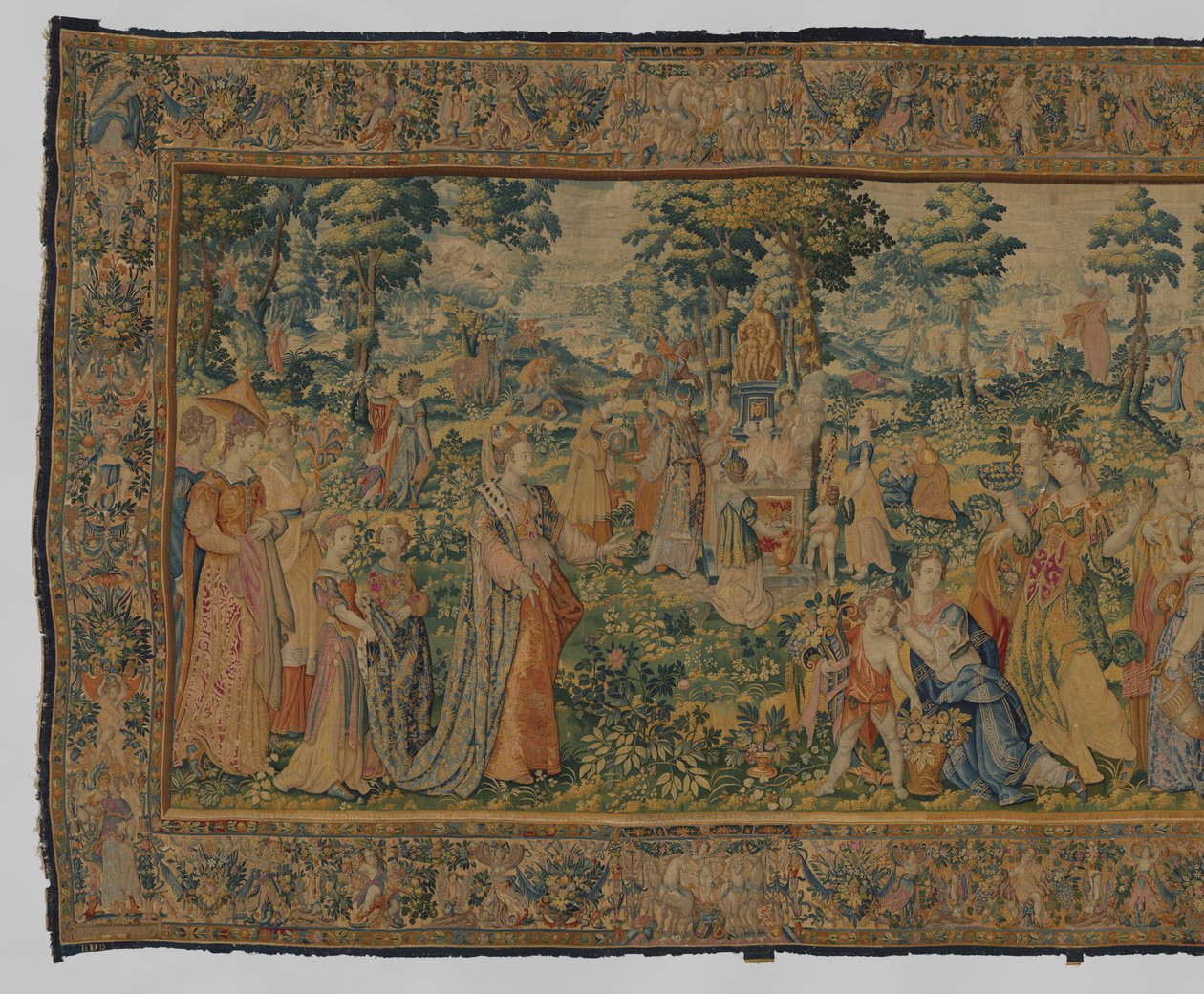 Tapisserie avec l