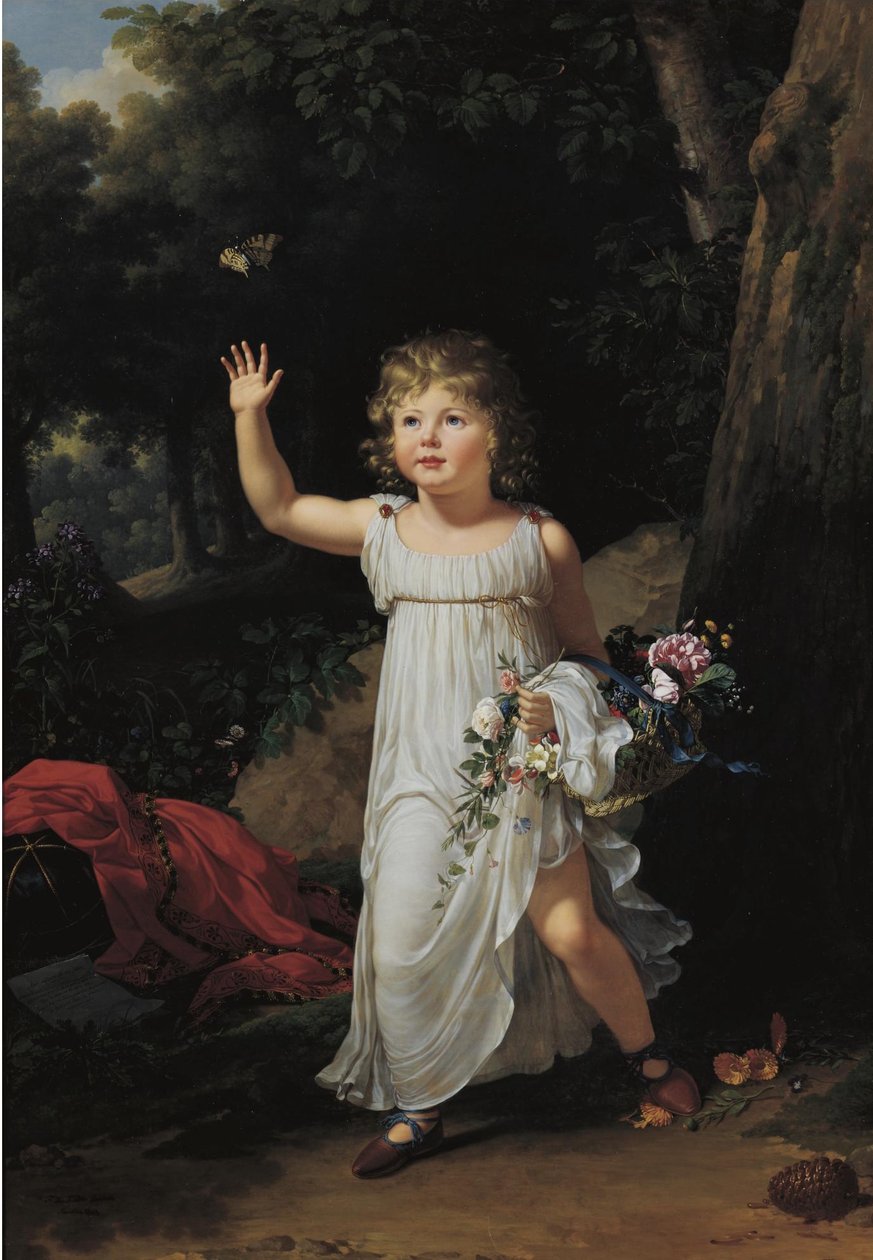 Français :  Portrait du jeune Edgar Clarke Portrait d