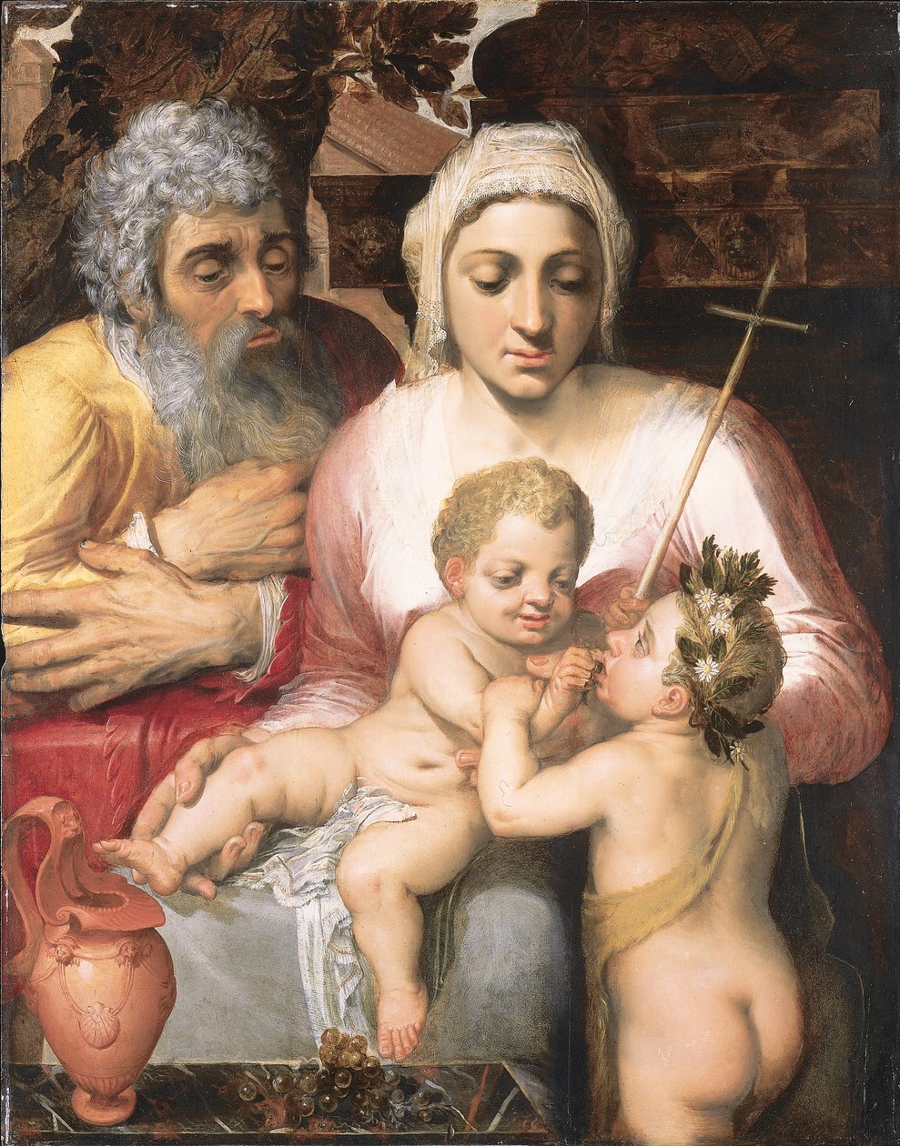 La Sainte Famille avec Saint Jean-Baptiste, 1546 - Frans Floris