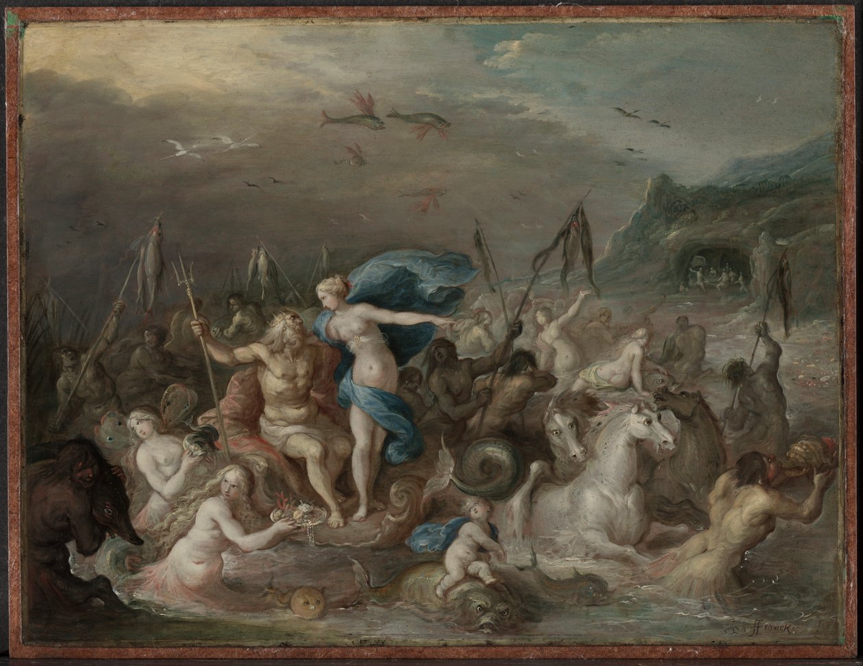 Le Triomphe de Neptune et Amphitrite - Frans Francken