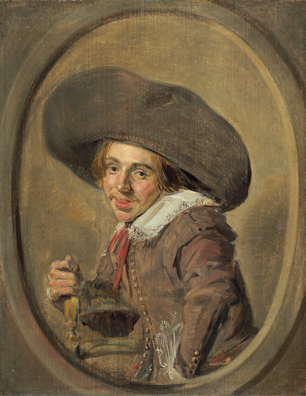 Un jeune homme avec un grand chapeau - Frans Hals