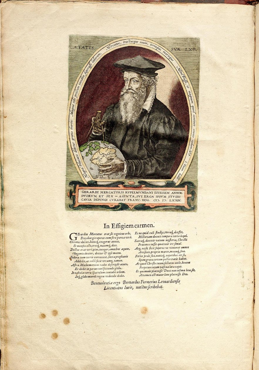 Portrait de Gerardus Mercator 1512-1594 à l