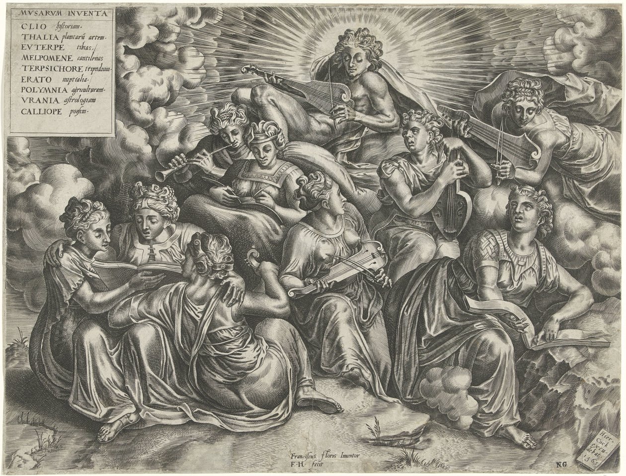 Apollon et les Muses - Frans Huys