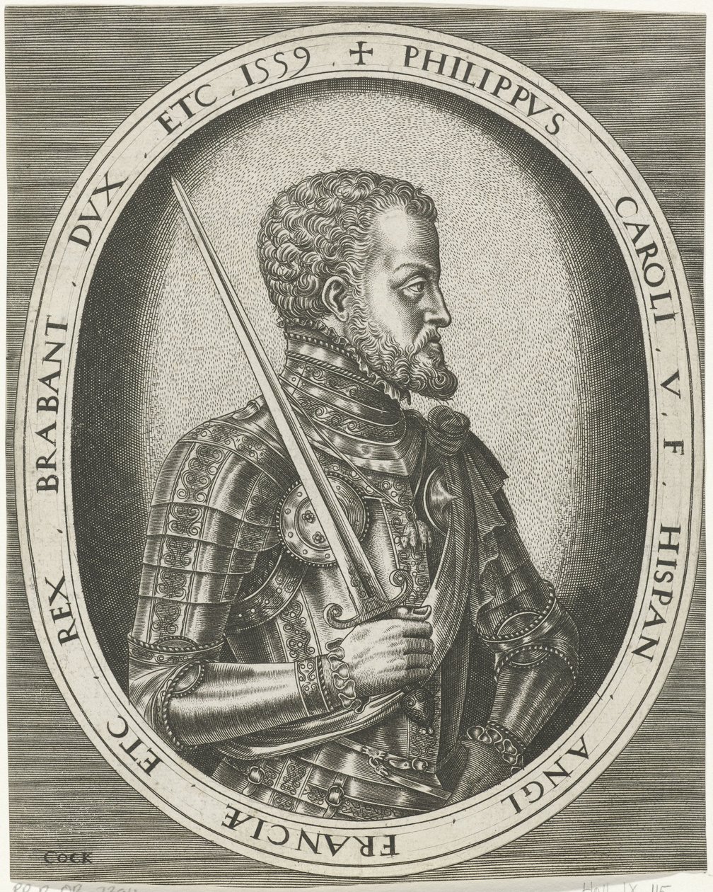Portrait du roi Philippe II d