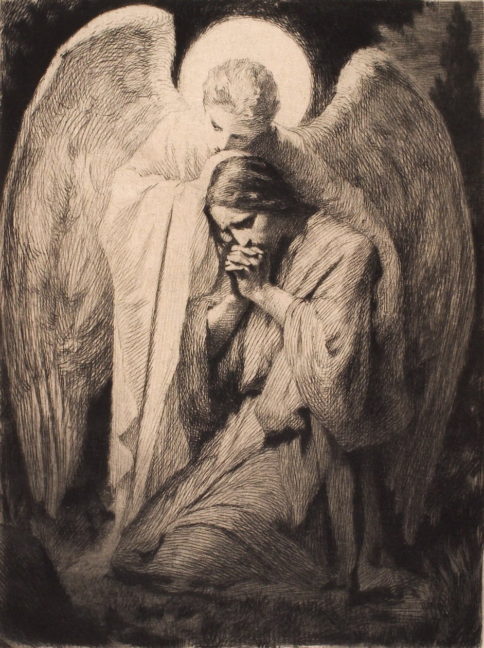 Le Christ à Gethsémani - Frans Schwartz