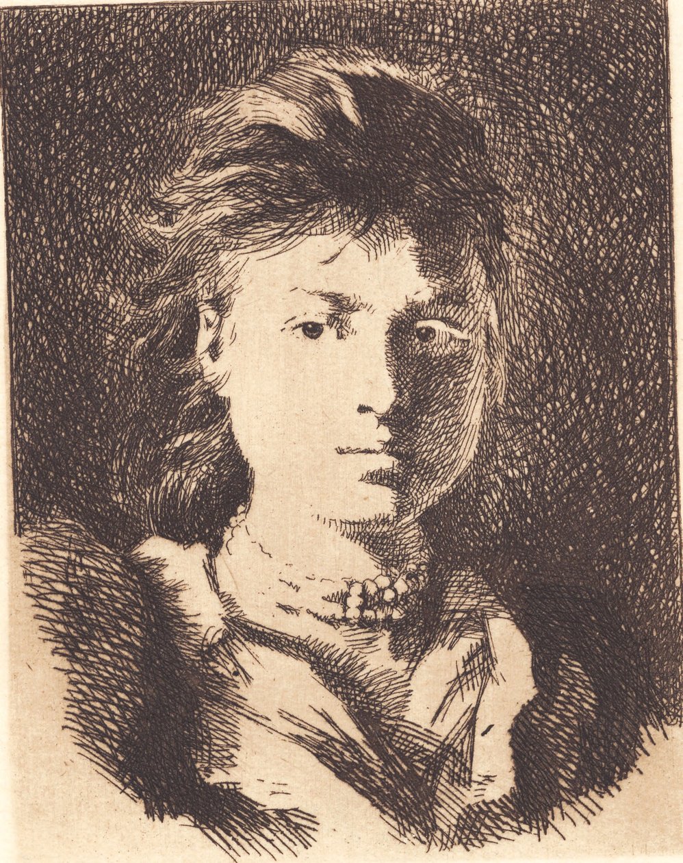 Tête inachevée d