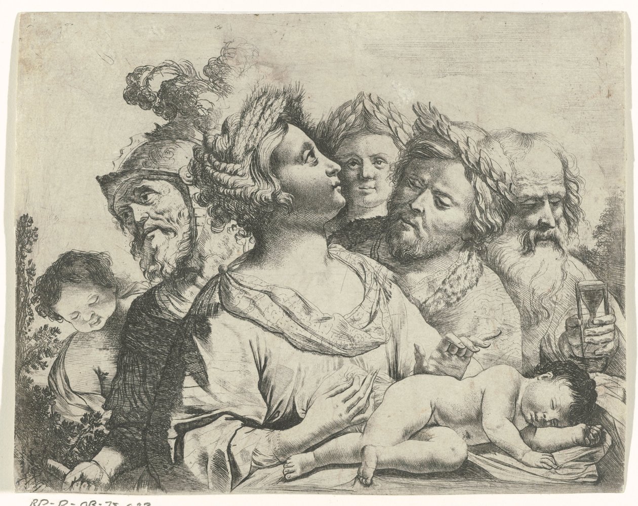 Cérès, Mars et Saturne (Les quatre âges) - Frans van Mieris (II) (rejected attribution)