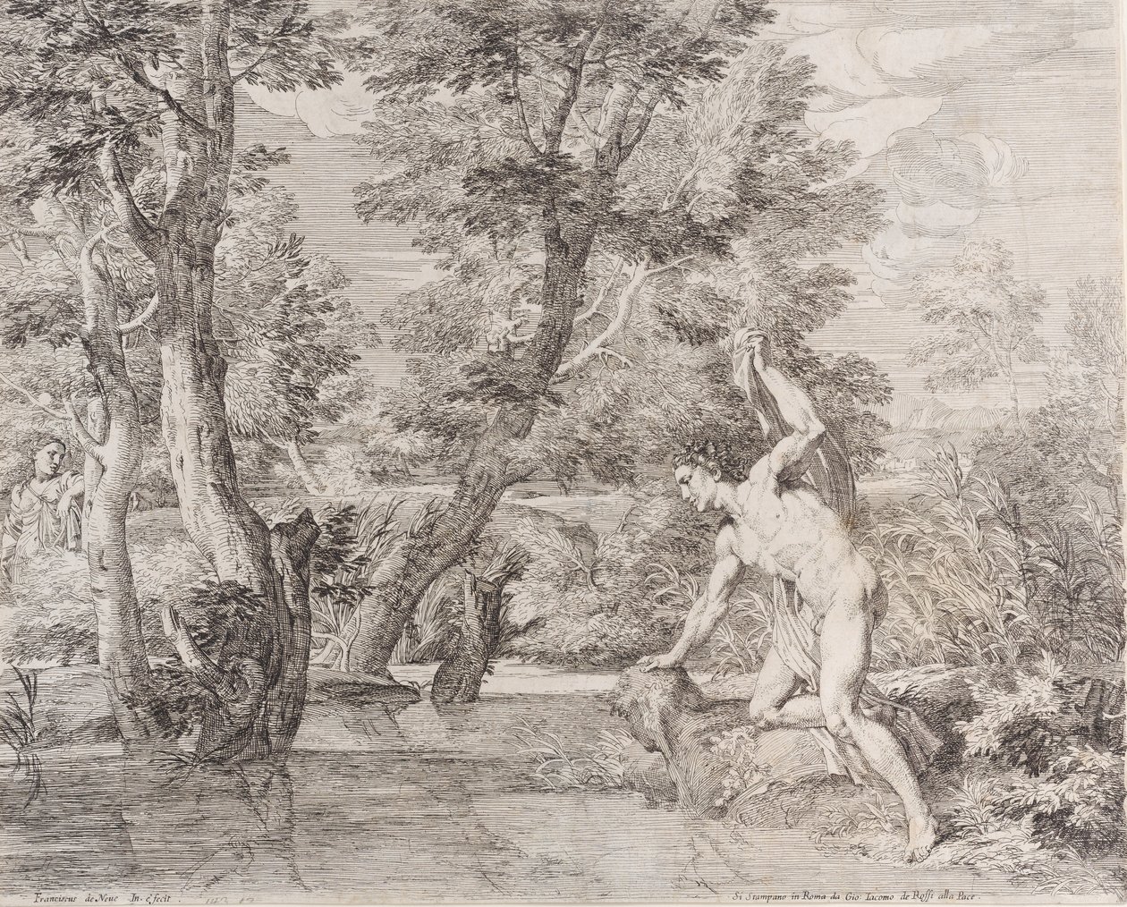 Narcisse et Écho - Frans van der Neve