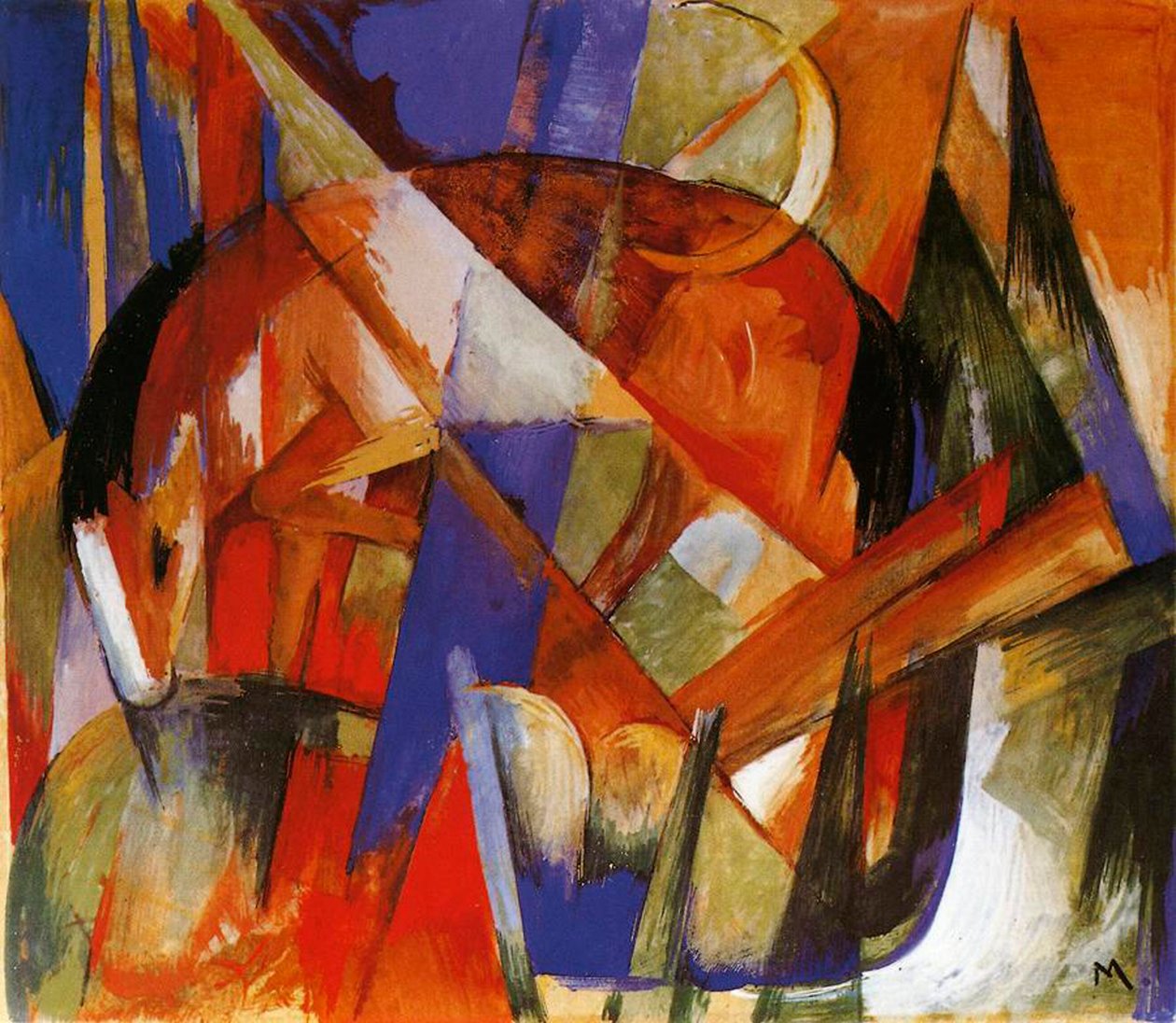 Bête fabuleuse II, 1913 - Franz Marc