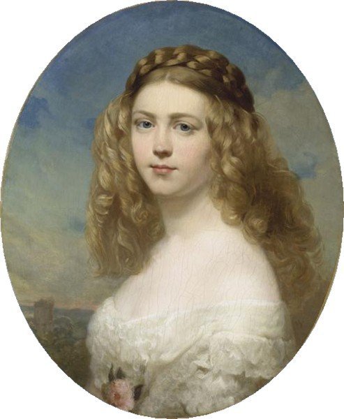 Portrait de la princesse Amélie de Bavière - Franz Xaver Winterhalter