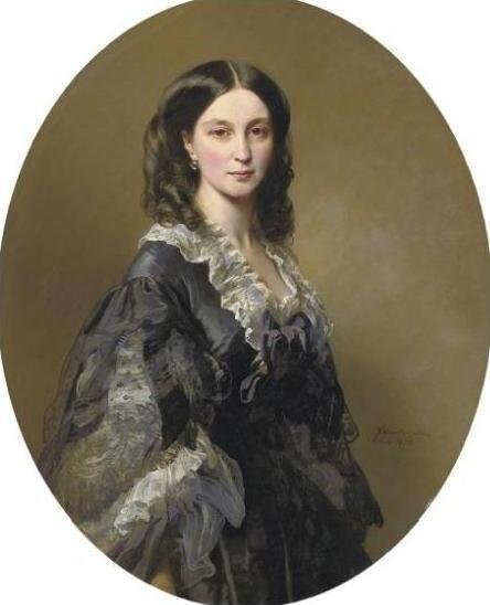 Portrait de la Princesse Elizaveta Alexandrovna Tchernicheva - Franz Xaver Winterhalter