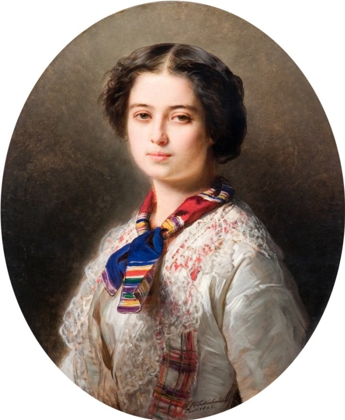 Portrait de Cecylia Lubomirska - Franz Xaver Winterhalter